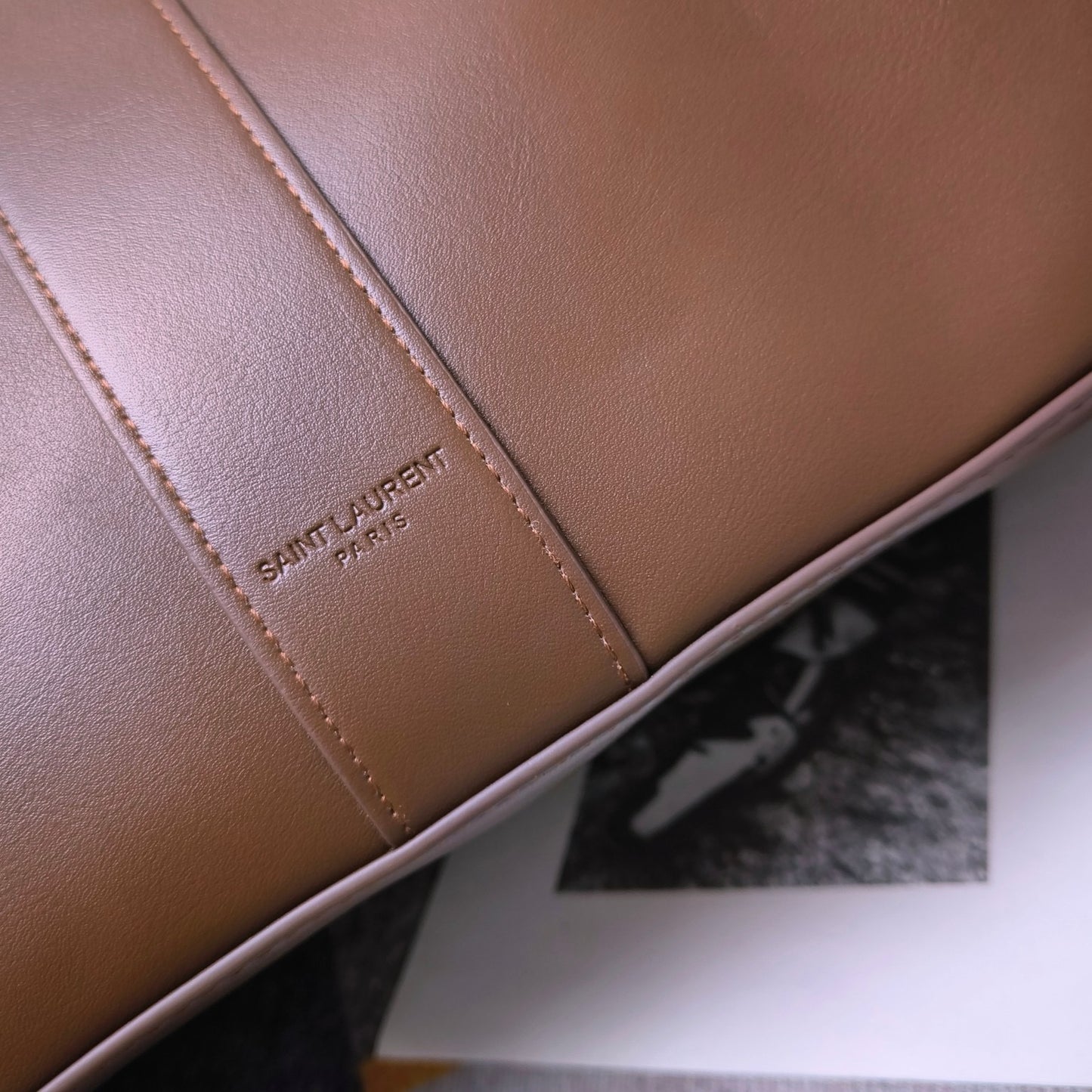Y-New fine grain leather tote bag!