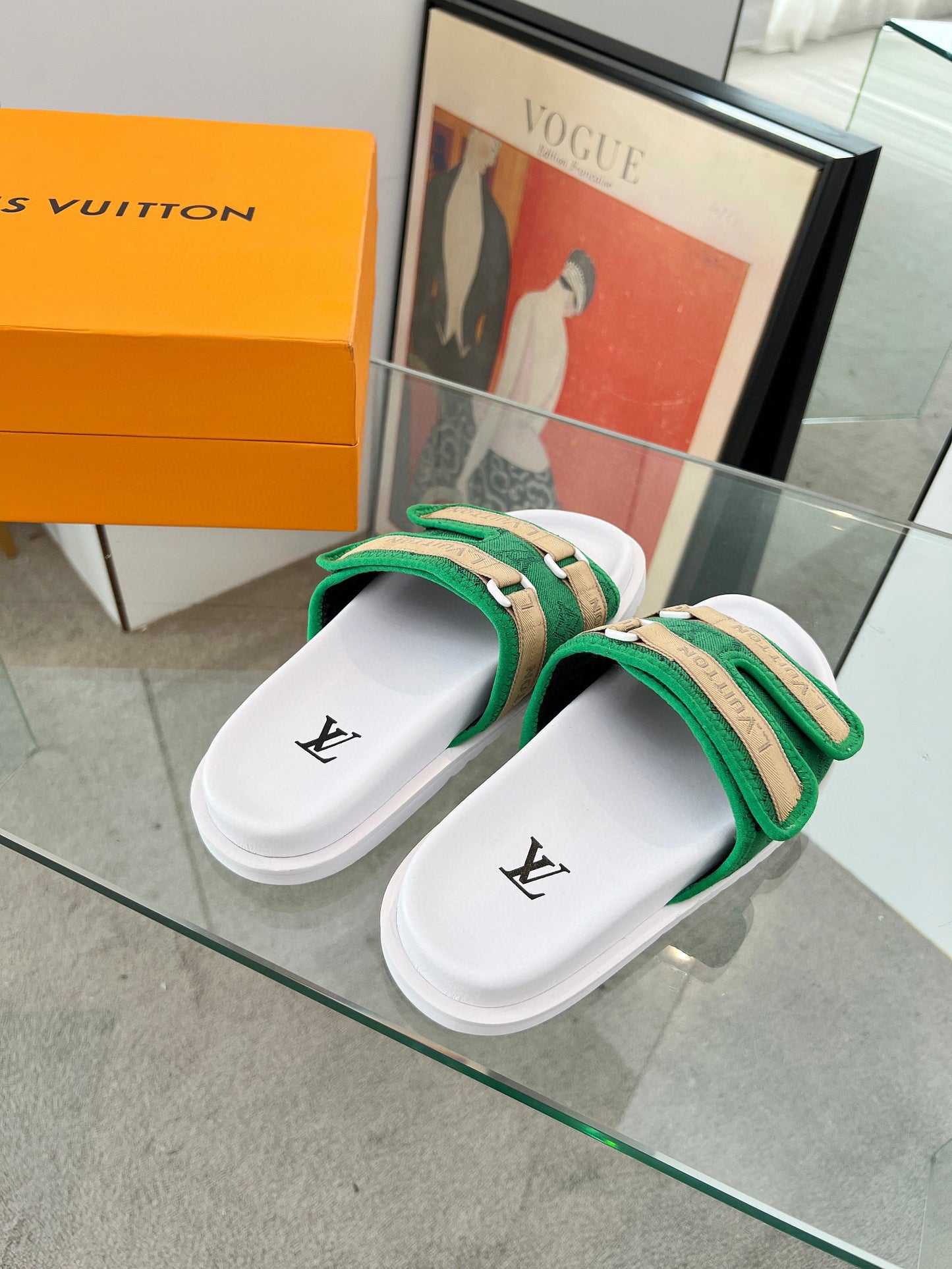 L-Lujia high-end men's summer slippers