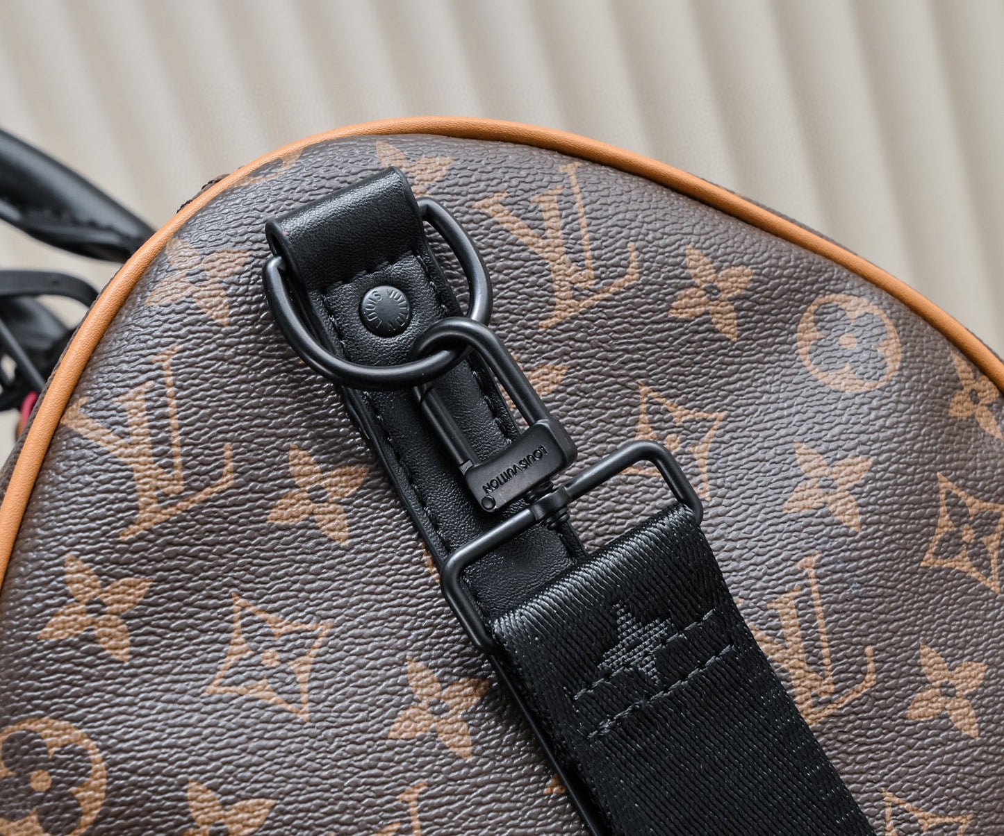 L-Keepall Bandoulière 45 Monogram Macassar