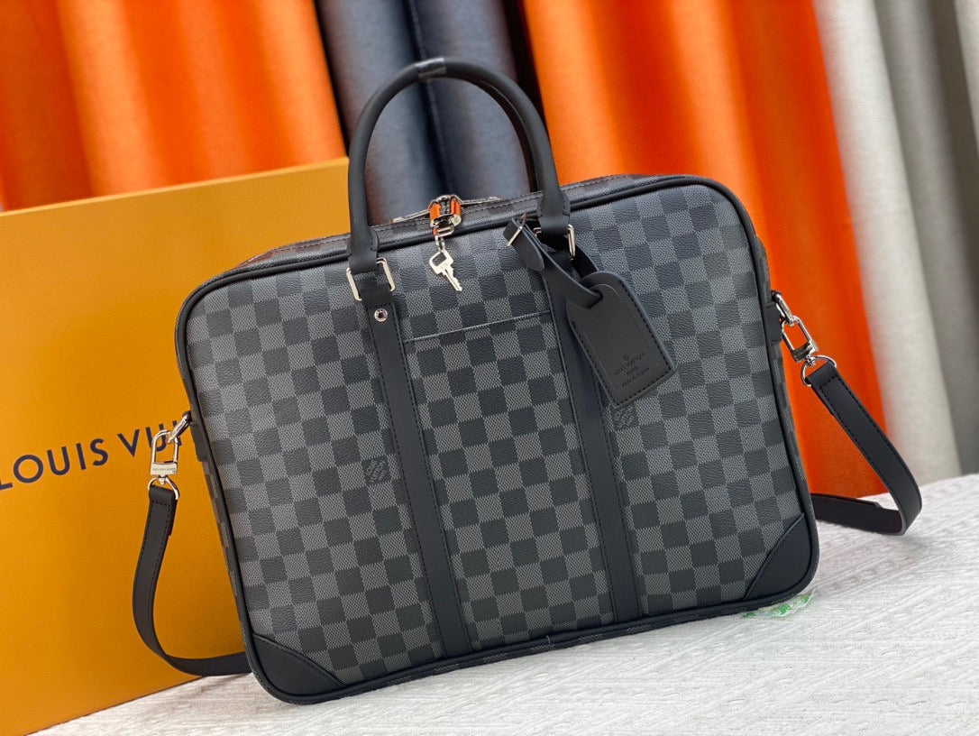 L-Damier Graphite