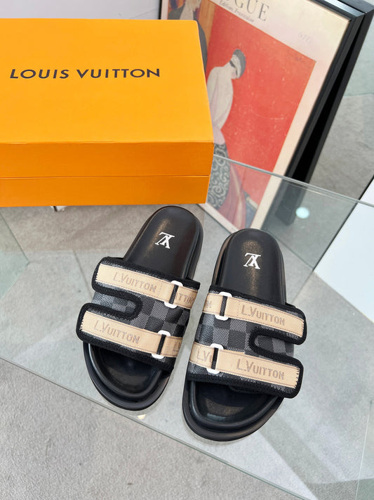 L-Lujia high-end men's summer slippers