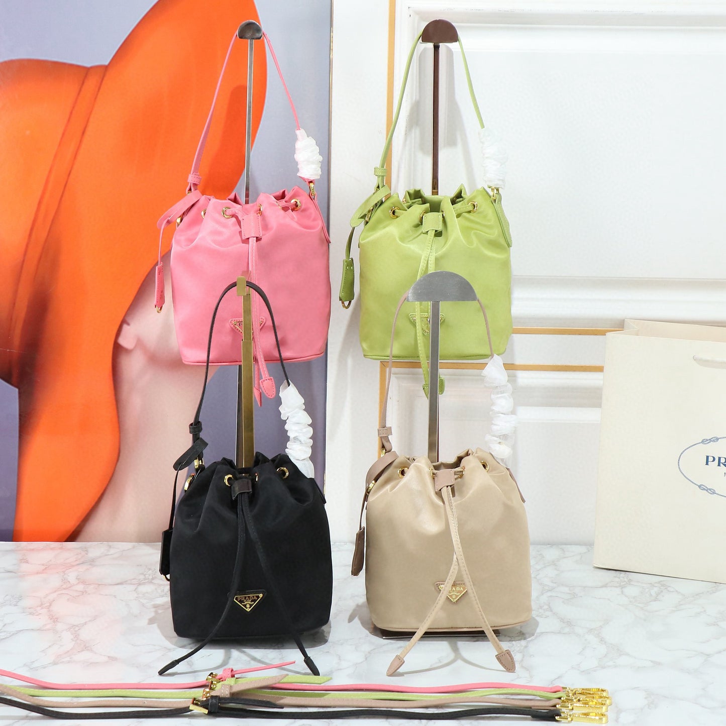 P-New bucket bag