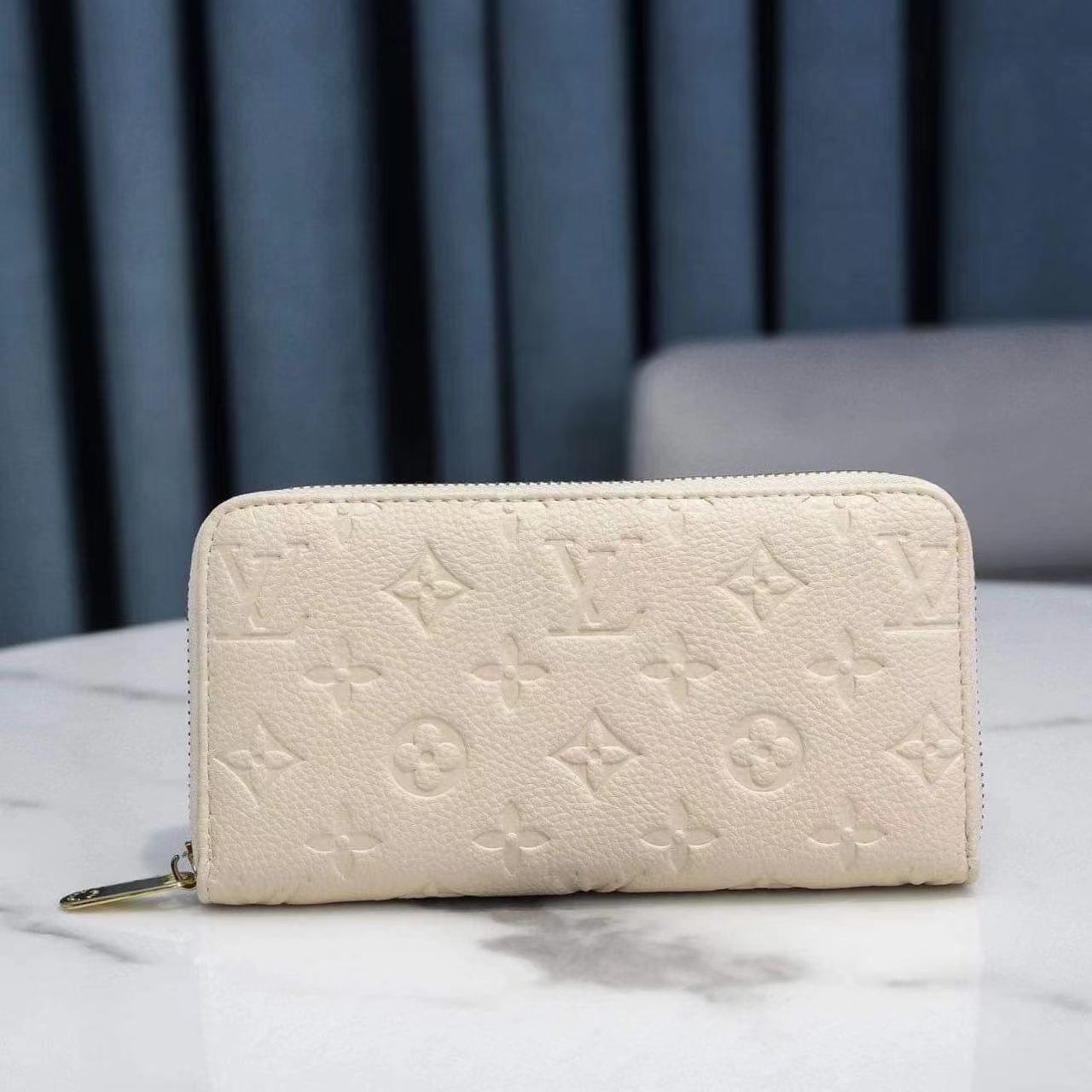 L-Wallet White Canvas