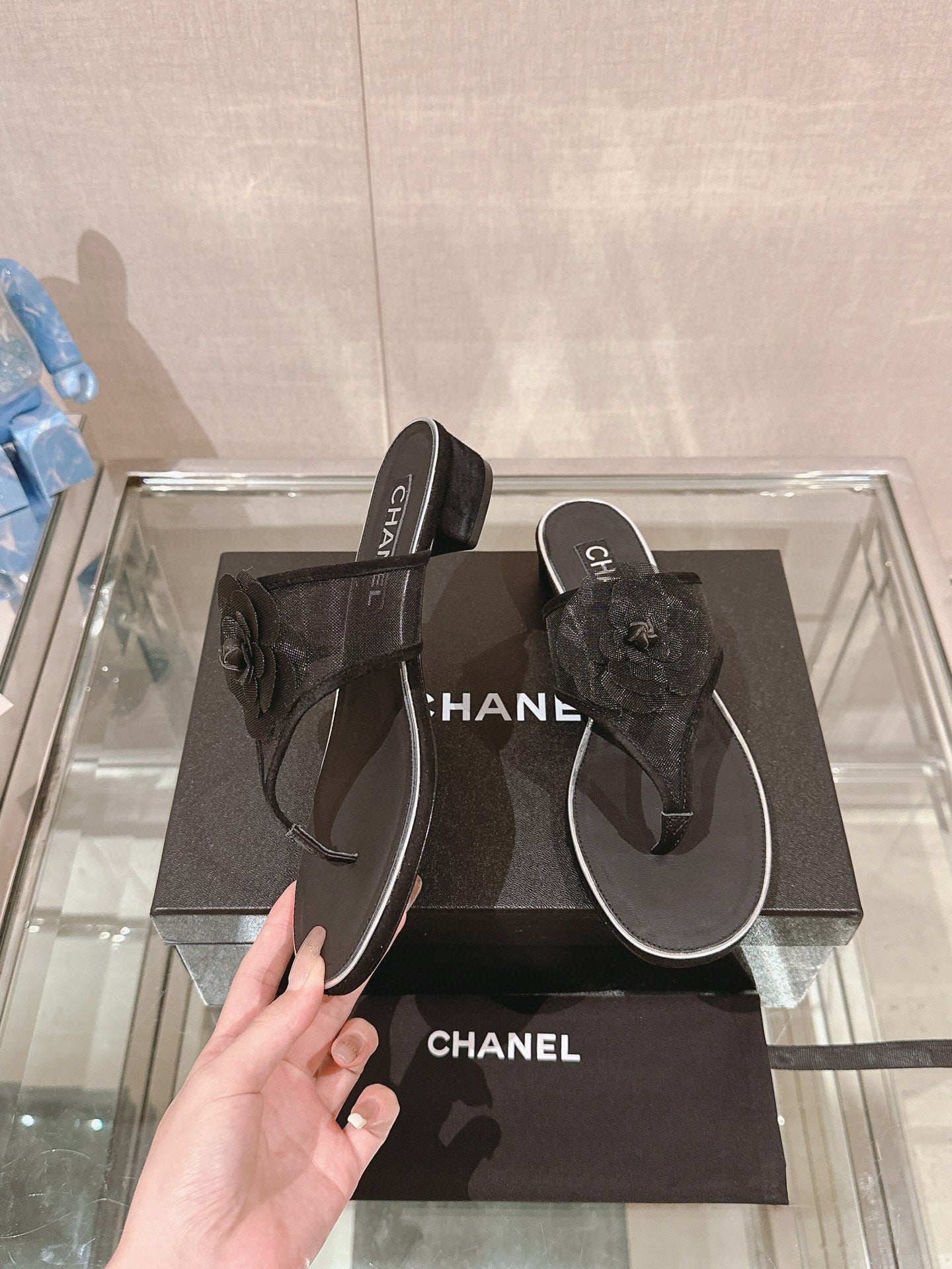 CE-Camellia Herringbone Sandals