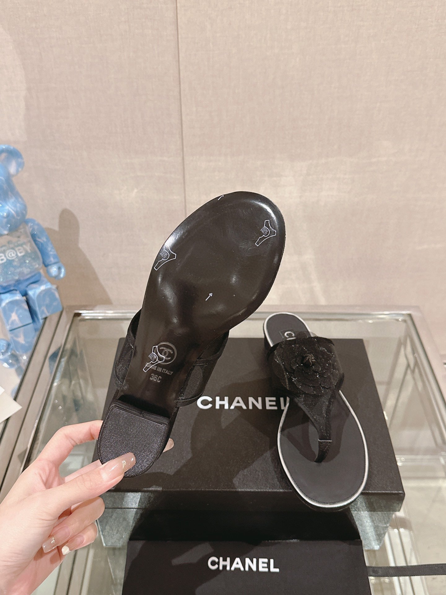 CE-Camellia Herringbone Sandals